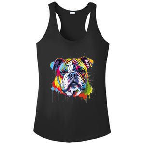 Proud To Be A Bulldog Lover Ladies PosiCharge Competitor Racerback Tank