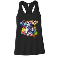 Proud To Be A Bulldog Lover Women's Racerback Tank