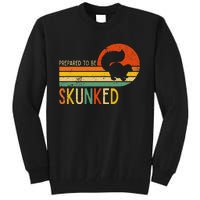 Prepare To Be Skunked Cribbage Lovers Vintage Cribbage Game Tall Sweatshirt