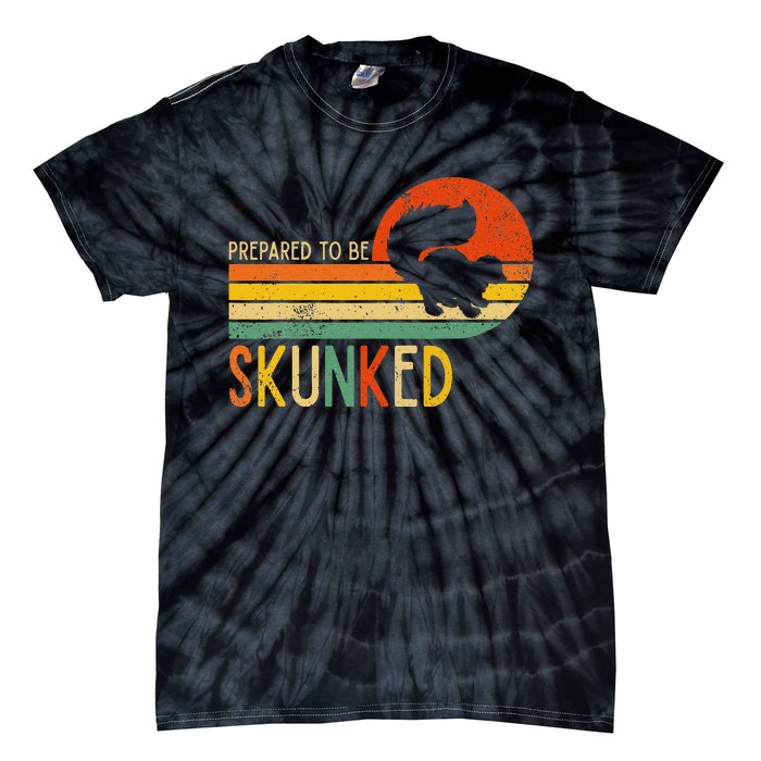 Prepare To Be Skunked Cribbage Lovers Vintage Cribbage Game Tie-Dye T-Shirt