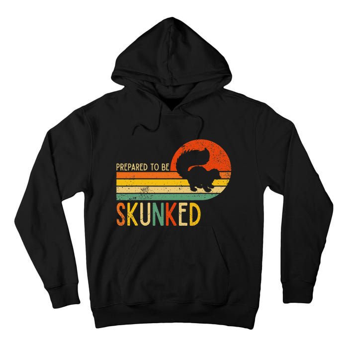 Prepare To Be Skunked Cribbage Lovers Vintage Cribbage Game Tall Hoodie