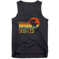 Prepare To Be Skunked Cribbage Lovers Vintage Cribbage Game Tank Top