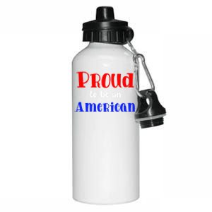 Proud To Be An American Gift Aluminum Water Bottle