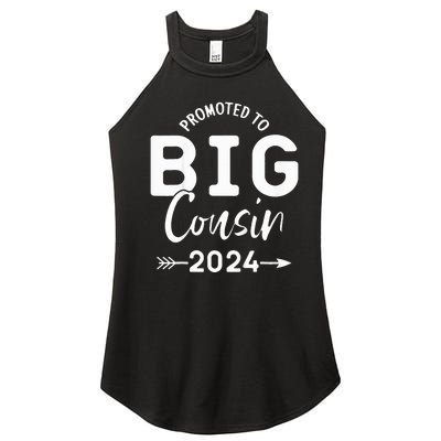 Promoted To Big Cousin 2024 Big Cousin 2024 Women’s Perfect Tri Rocker Tank