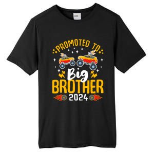 Promoted To Big Brother 2024 Monster Truck Boy Tall Fusion ChromaSoft Performance T-Shirt