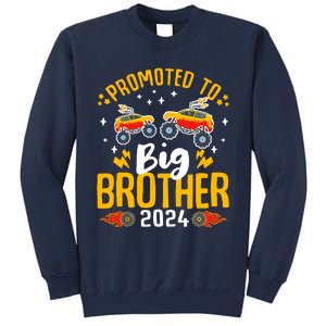 Promoted To Big Brother 2024 Monster Truck Boy Sweatshirt