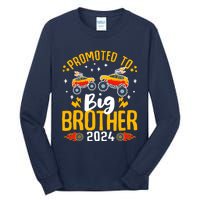 Promoted To Big Brother 2024 Monster Truck Boy Tall Long Sleeve T-Shirt