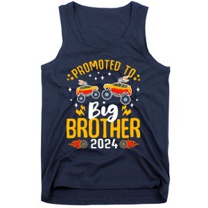 Promoted To Big Brother 2024 Monster Truck Boy Tank Top