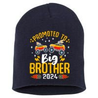 Promoted To Big Brother 2024 Monster Truck Boy Short Acrylic Beanie