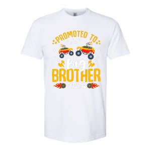 Promoted To Big Brother 2024 Monster Truck Boy Softstyle CVC T-Shirt