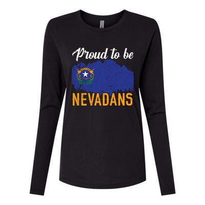 Proud To Be Nevadans Usa America Nevadians I Love Nevada Gift Womens Cotton Relaxed Long Sleeve T-Shirt