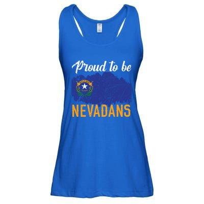 Proud To Be Nevadans Usa America Nevadians I Love Nevada Gift Ladies Essential Flowy Tank