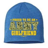 Proud To Be An Army Friend Camo Pride Military Couple Gift Sustainable Beanie