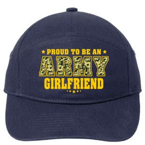 Proud To Be An Army Friend Camo Pride Military Couple Gift 7-Panel Snapback Hat