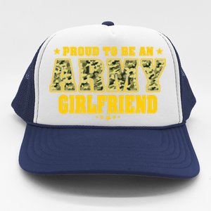 Proud To Be An Army Friend Camo Pride Military Couple Gift Trucker Hat