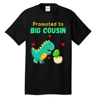 Promoted To Big Cousin Dinosaur I Love U Baby Kiss Tall T-Shirt