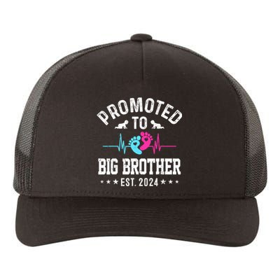 Promoted To Big Brother Est 2024 For Pregnancy Or New Baby Yupoong Adult 5-Panel Trucker Hat