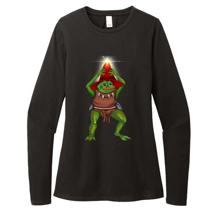 Pepe The Bullywug Womens CVC Long Sleeve Shirt