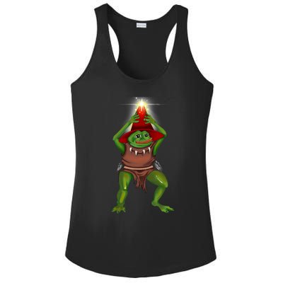 Pepe The Bullywug Ladies PosiCharge Competitor Racerback Tank