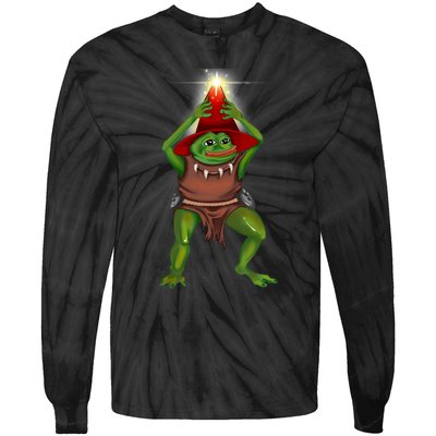 Pepe The Bullywug Tie-Dye Long Sleeve Shirt