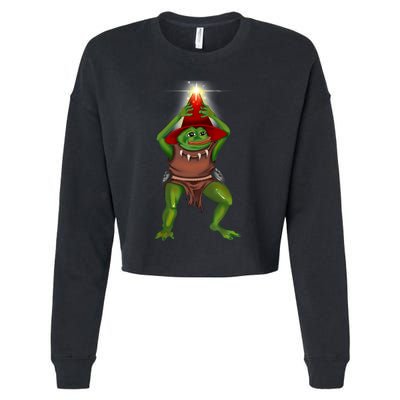 Pepe The Bullywug Cropped Pullover Crew