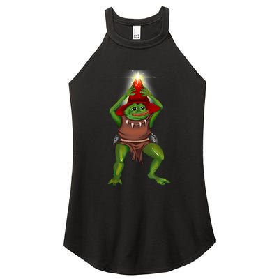 Pepe The Bullywug Women's Perfect Tri Rocker Tank