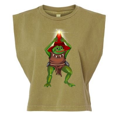 Pepe The Bullywug Garment-Dyed Women's Muscle Tee