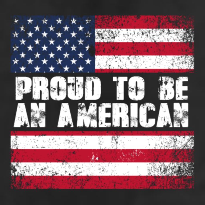 Proud To Be An American Usa Flag Gift 7 Panel Mesh Trucker Snapback Hat