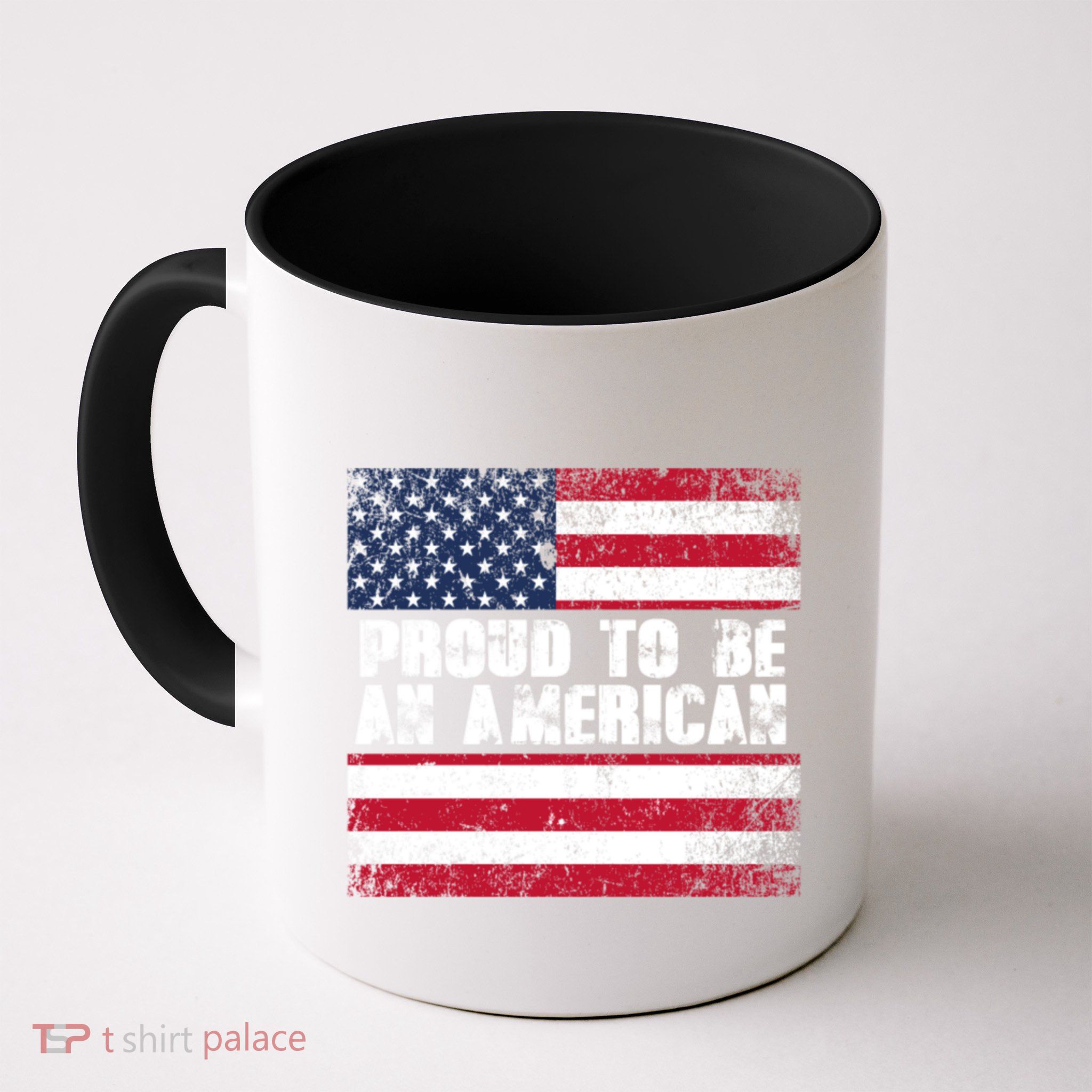 Proud To Be An American Usa Flag Gift Mug