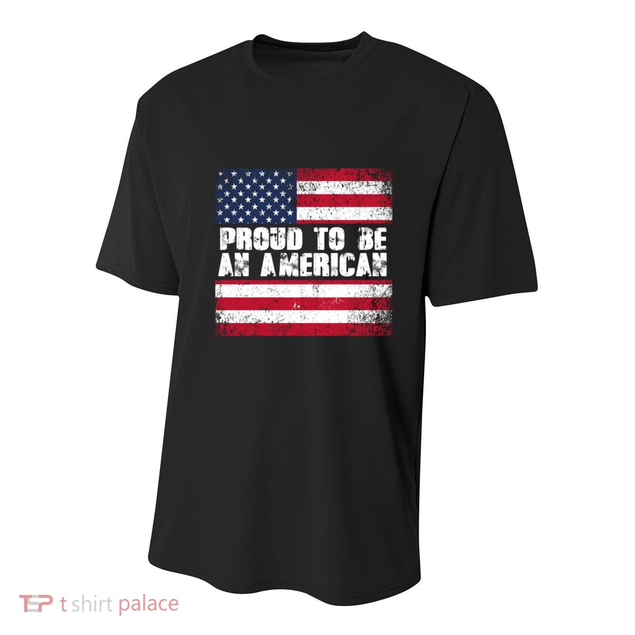 Proud To Be An American Usa Flag Gift Youth Performance Sprint T-Shirt