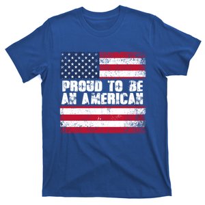 Proud To Be An American Usa Flag Gift T-Shirt