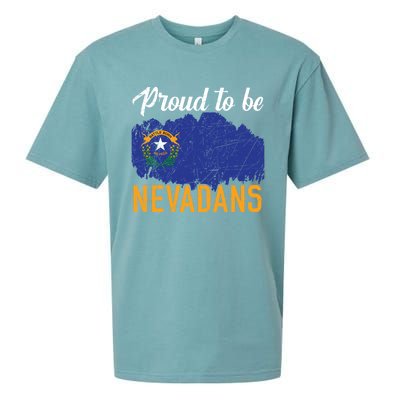 Proud To Be Nevadans Usa America Nevadians I Love Nevada Gift Sueded Cloud Jersey T-Shirt