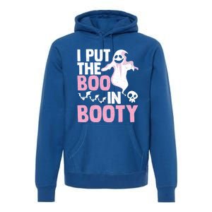 Put The Boo In Booty Funny Halloween Ghost Lover Joke Fan Gift Premium Hoodie