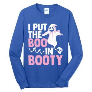 Put The Boo In Booty Funny Halloween Ghost Lover Joke Fan Gift Tall Long Sleeve T-Shirt