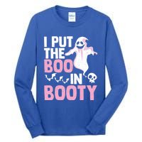 Put The Boo In Booty Funny Halloween Ghost Lover Joke Fan Gift Tall Long Sleeve T-Shirt