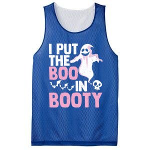 Put The Boo In Booty Funny Halloween Ghost Lover Joke Fan Gift Mesh Reversible Basketball Jersey Tank