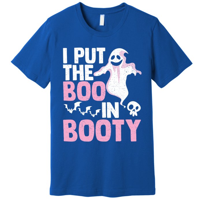 Put The Boo In Booty Funny Halloween Ghost Lover Joke Fan Gift Premium T-Shirt