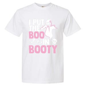 Put The Boo In Booty Funny Halloween Ghost Lover Joke Fan Gift Garment-Dyed Heavyweight T-Shirt