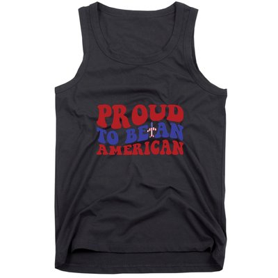Proud To Be An American Memorial Day Gift Tank Top