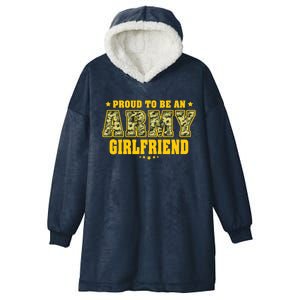 Proud To Be An Army Friend Camo Pride Military Couple Meaningful Gift Hooded Wearable Blanket