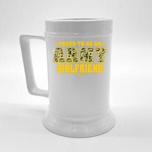 Proud To Be An Army Friend Camo Pride Military Couple Meaningful Gift Beer Stein