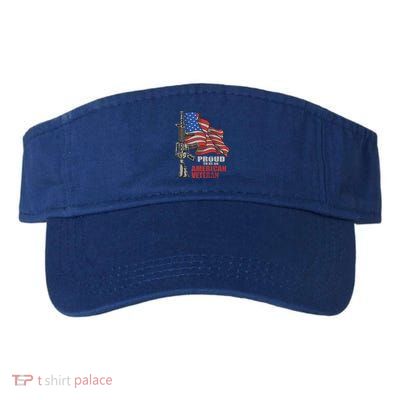 Proud To Be An American Veteran Cool Gift Visor
