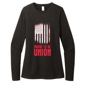 Proud To Be Union Skilled Labor Worker Labor Day Gift Womens CVC Long Sleeve Shirt