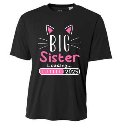 Promoted To Big Sister 2025 Im Going To Be A Big Sister 2025 Cooling Performance Crew T-Shirt