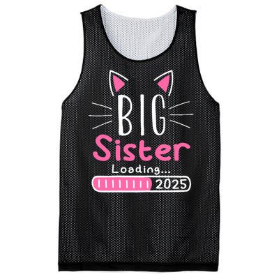 Promoted To Big Sister 2025 Im Going To Be A Big Sister 2025 Mesh Reversible Basketball Jersey Tank