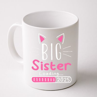 Promoted To Big Sister 2025 Im Going To Be A Big Sister 2025 Coffee Mug