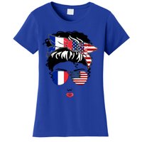 Proud To Be French American Cool French American Mama Great Gift Women's T-Shirt