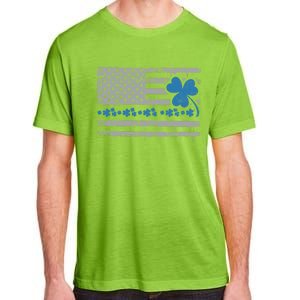 Police Thin Blue Line St Patrick's Day Cute Gift Adult ChromaSoft Performance T-Shirt