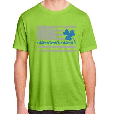 Police Thin Blue Line St Patrick's Day Cute Gift Adult ChromaSoft Performance T-Shirt