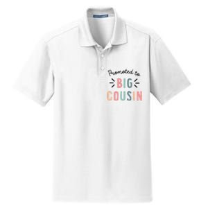 Promoted To Big Cousin Dry Zone Grid Polo